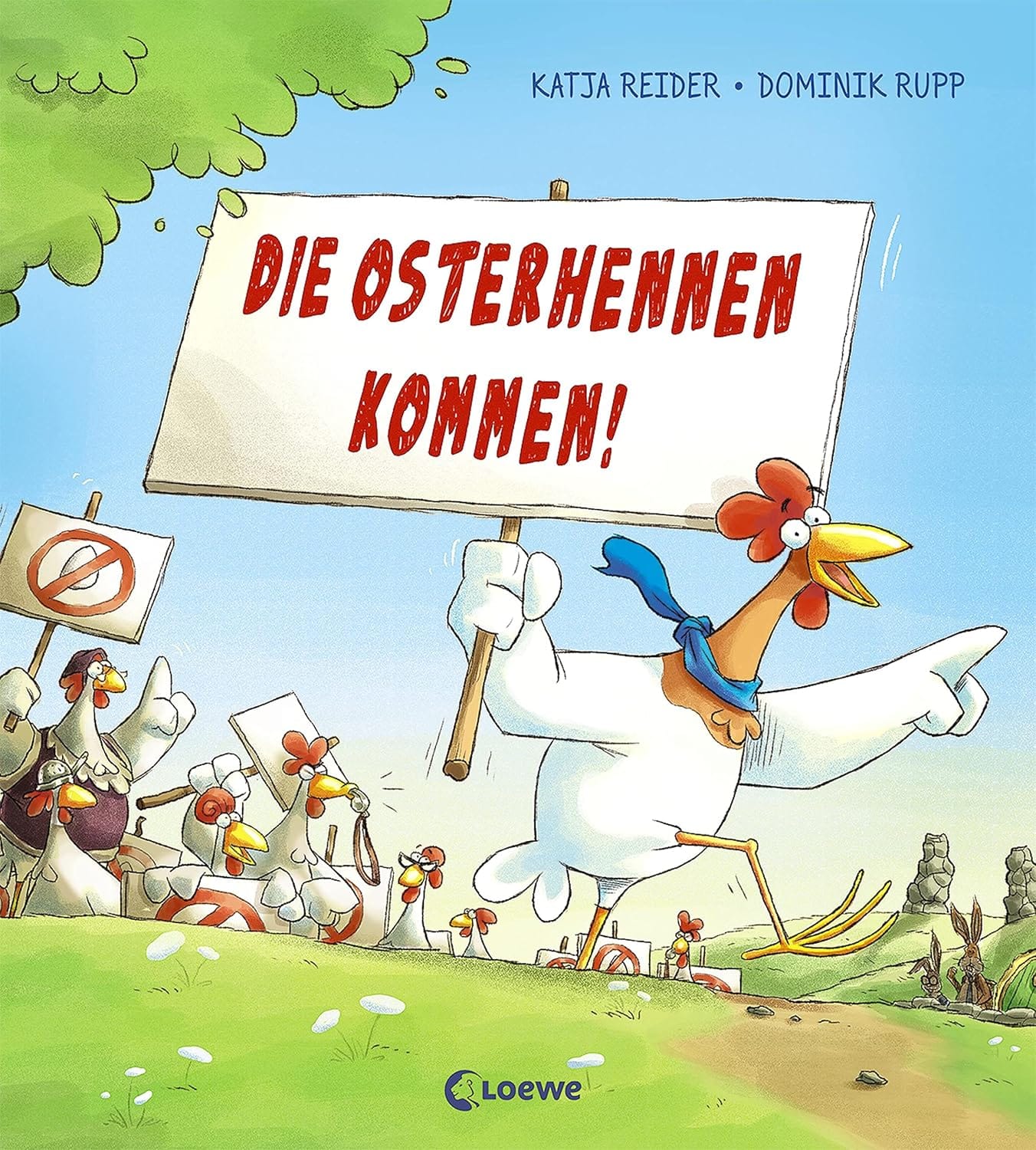Die Osterhennen kommen - Lustiges Bilderbuch zu Ostern zum Vorlesen 