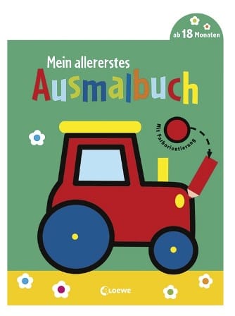 Mi primer libro para colorear - Tractor - Con planillas de colores 