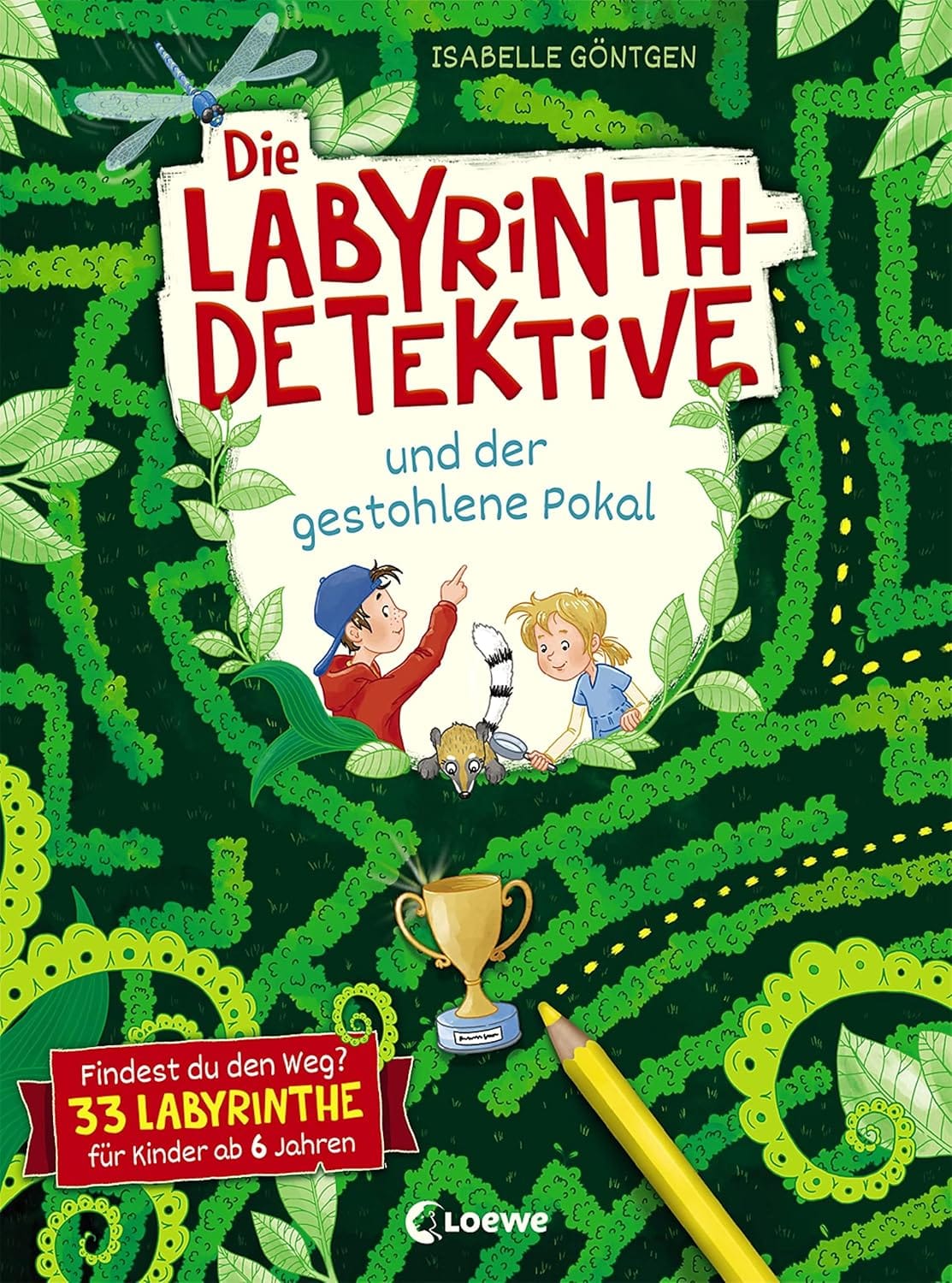Die Labyrinth-Detektive und der gestohlene Pokal - Entretenido libro con poco texto en alemán