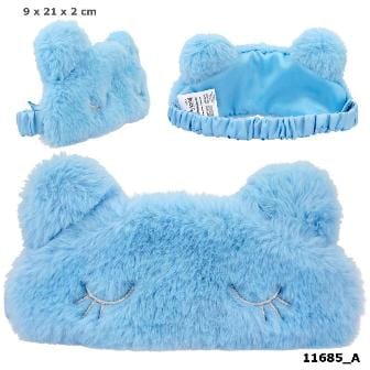 Antifaz supersuave para dormir y relajarse ICEWORLD con orejitas y ojos bordados de TOPModel 