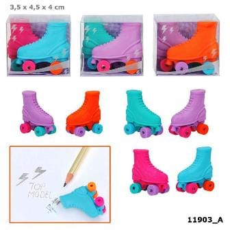 TOPModel 2 Goma de borrar patines en cajita  - TINY DANCER -