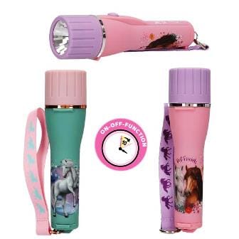 Linda linterna con temporizador y correa de mano de Miss Melody 