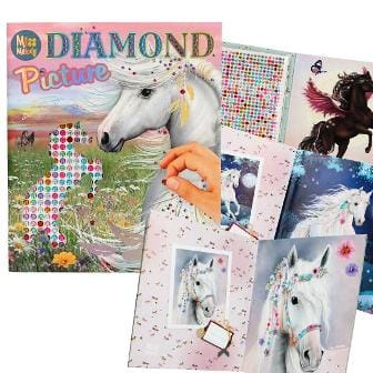 Crea tu libro de pegatinas de diamantes con caballos de Miss Melody 