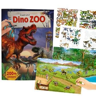 Create your DINO ZOO - Crea tu zoologico de dinosaurios con mas de 200 stickers