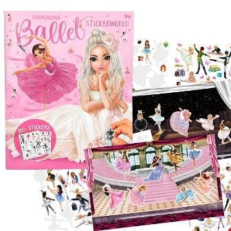Stickerworld Ballet con mas de 110 stickers de bailarines de TopModel
