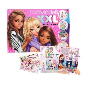 Cuaderno XXL-Activity Book con muchas actividades entretenidas y llamativas de TOPModel 