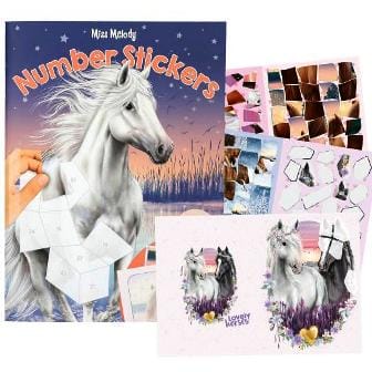 Number stickers - Libro de pegatinas por numeros con nuevo diseno de Miss Melody 
