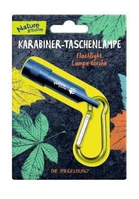 Robusta linterna mosquetón de aluminio para colgar de Nature Zoom 