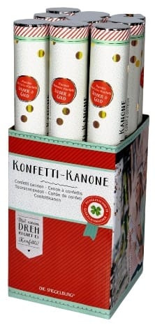 Canón de confeti - Buena suerte - 