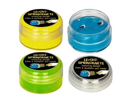 Plasticina que salta y brilla en la oscuridad de Wild+Cool