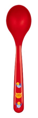 Linda Cuchara con gatita y pajarito para los más pequenos - sin BPA - fabricado en Alemania 