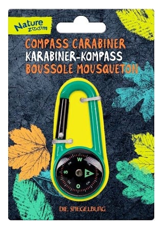 Mosquetón con brújula para aventureros de Nature Zoom