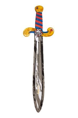 Espada pirata de goma EVA de Capitan Sharky - mide 45 cm - a jugar