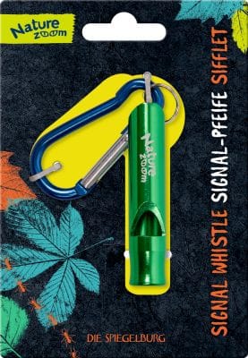 Silbato de senalizacion de metal para aventureros - Nature Zoom