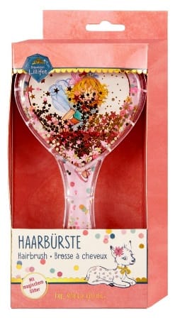 Cepillo para el pelo  que no tire al peinar de Lillifee Glitter&Gold - con lentejuelas brillantes móviles 