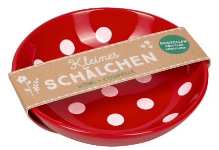 Pequeno cuenco de porcelana de Puntitos alegres 