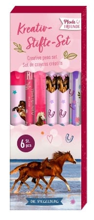 Juego de lápices creativos  para los amantes de los caballos -  Â¡No hay límites para tu imaginación