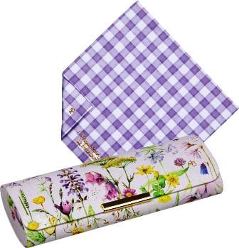 Etui para lentes con pano de limpieza Flores Silvestres