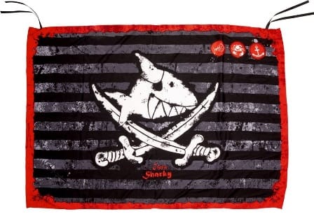 Con esta bandera pirata la habitación de cada nino se convierte en un barco pirata