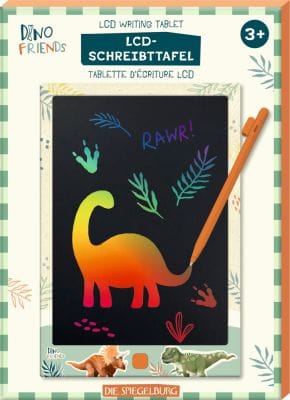Pizarra o tableta de escritura LCD para escribir, dibujar y llevar a todas partes - de Dino Friends