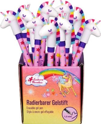 Precioso lapiz de gel borrable Â¡Bienvenido al paraíso de los unicornios