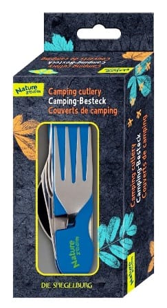 Juego de cubiertos multifuncional para aventureros