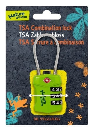 Excelente candado de combinacion TSA de Nature Zoom