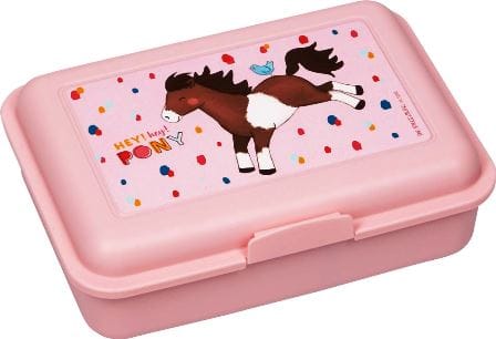 Preciosa pequena lonchera de pony para las pequenas fan de caballos