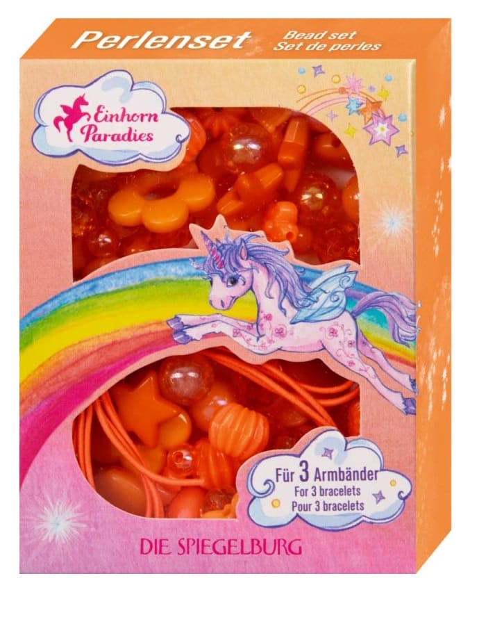 Juego de perlas naranjas - El juego creativo perfecto para hacer pulseras