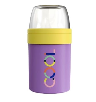 Practico vaso hermético térmico de acero inoxidable de 400 ml de TO GO