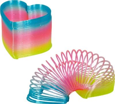 Colorida y flexible espiral de corazon de Princesa Lillifee con cajita de regalo 