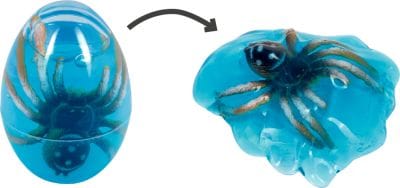 Huevo de arana viscoso con arana al interior - Una sorpresa pegajosa e inesperada de Wild+Cool