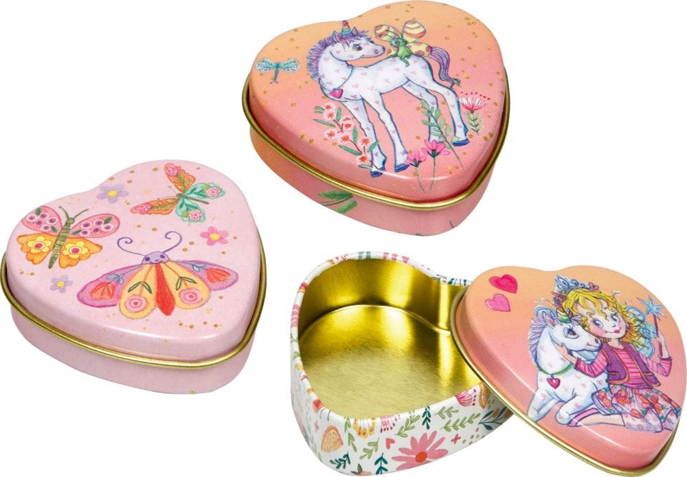 Dulce pequena lata en forma de corazón de Lillifee - Asï se guardan los dientes de leche de las princesas 