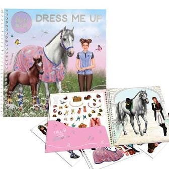Dress Me Up  de Miss Melody - Creando lindos looks de los jinetes y sus caballos con muchos stickers 