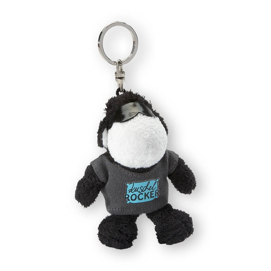 Colgante - Llavero ovejita - Rockero carinoso