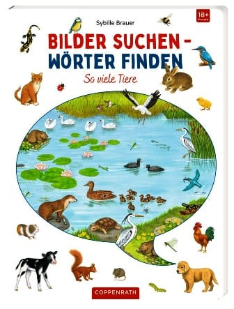 Bilder suchen-Wí¶rter finden: So viele Tiere - Busca Busca Animalitos - en Alemán