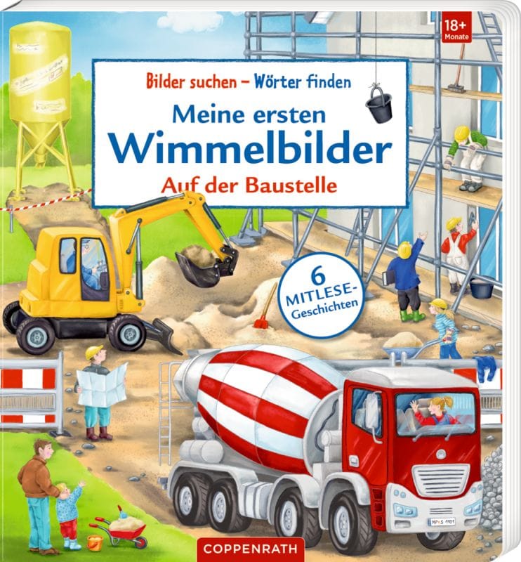 Bilder suchen - Wí¶rter finden: Meine ersten Wimmelbilder - Auf der Baustelle 