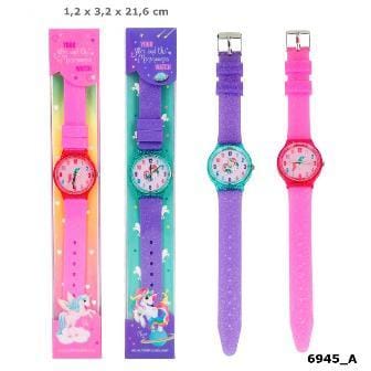 Ylvi - Reloj de mano de silicona - Â¡Hora de unicornios 