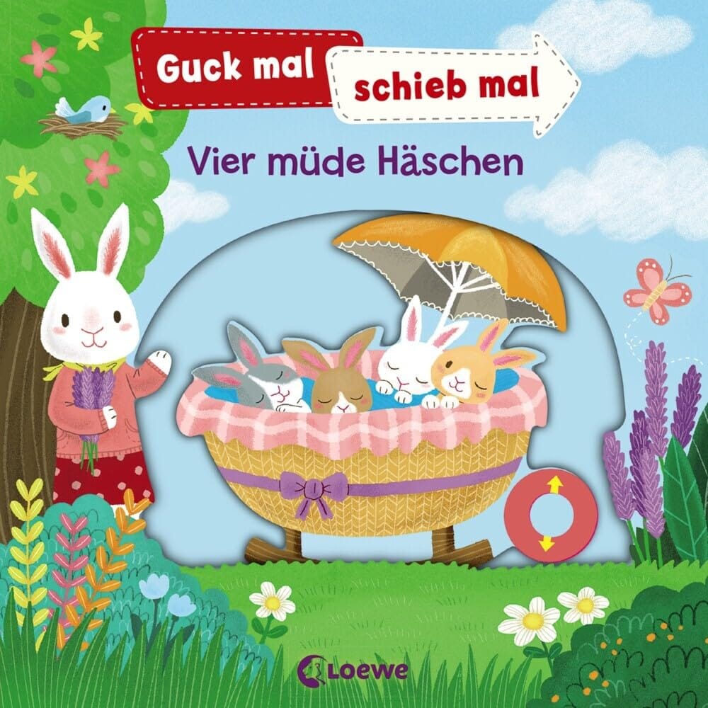 Guck mal, schieb mal - Vier müde Häschen