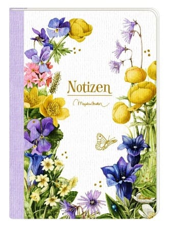 Libreta para tomar nota en DIN 5 - Mágico mundo floral