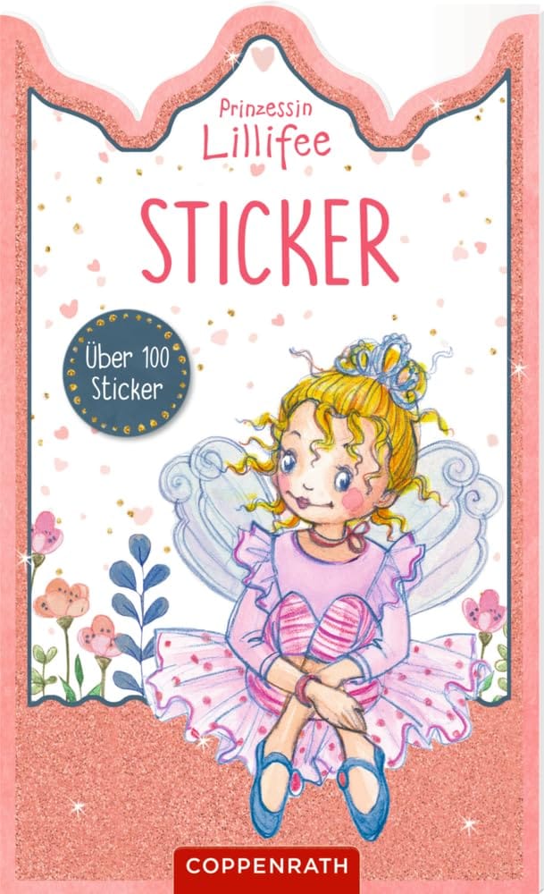 Librito con 100 stickers de la hadita Lillifee y sus amigos 