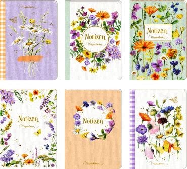 Libreta para tomar nota DIN A6 Garten Liebe con diferentes disenos