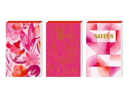 Lindo y practico bloc de notas de alta calidad de la linea All About Pink