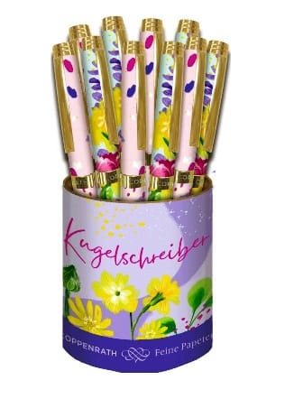 Bolígrafo floral con mina negra Â¡Dale vida a la vida 